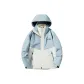 Ivory White/Light Blue