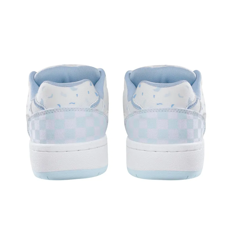 Ollieskate Abrasion Resistant Support Slip Resistant Low Top Skateboard Shoes Unisex Blue-4