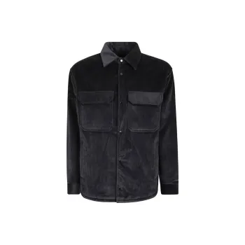 EMPORIO ARMANI Curved Hem Corduroy Jacket