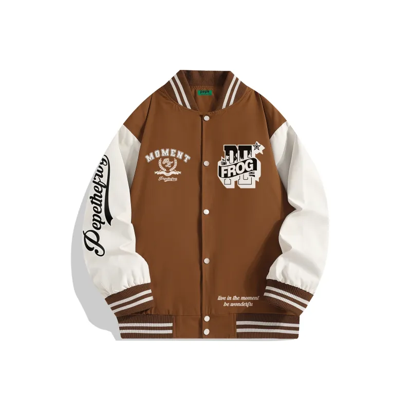 Pepe The Frog Baseball Jacket Unisex-8