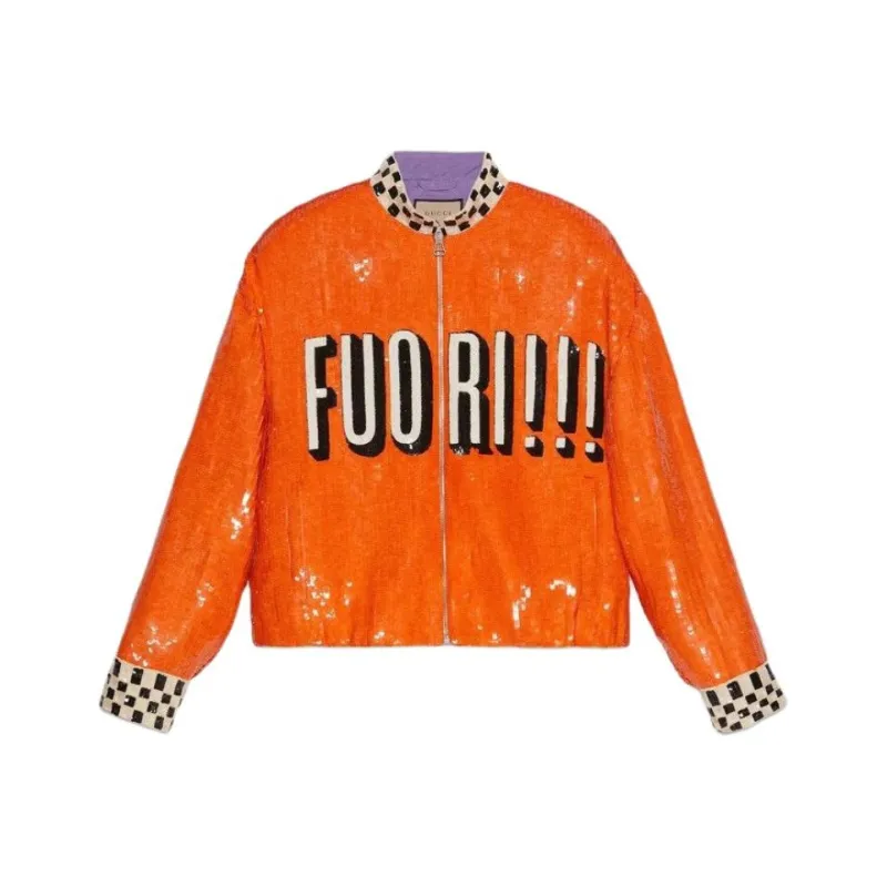 GUCCI Jackets Coats Men's Orange-0