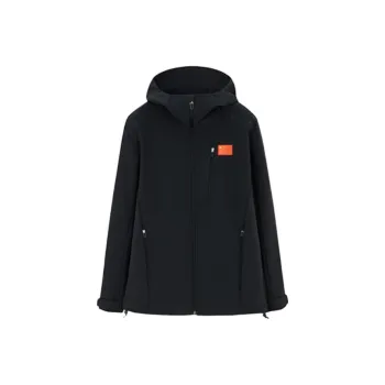 Anta Jackets Coats Men's Night Sea Black