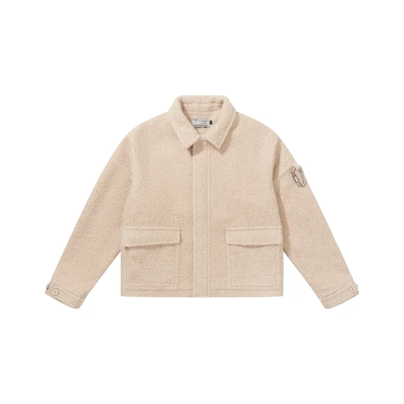 HARSH AND CRUEL Jackets Coats Unisex Apricot-0