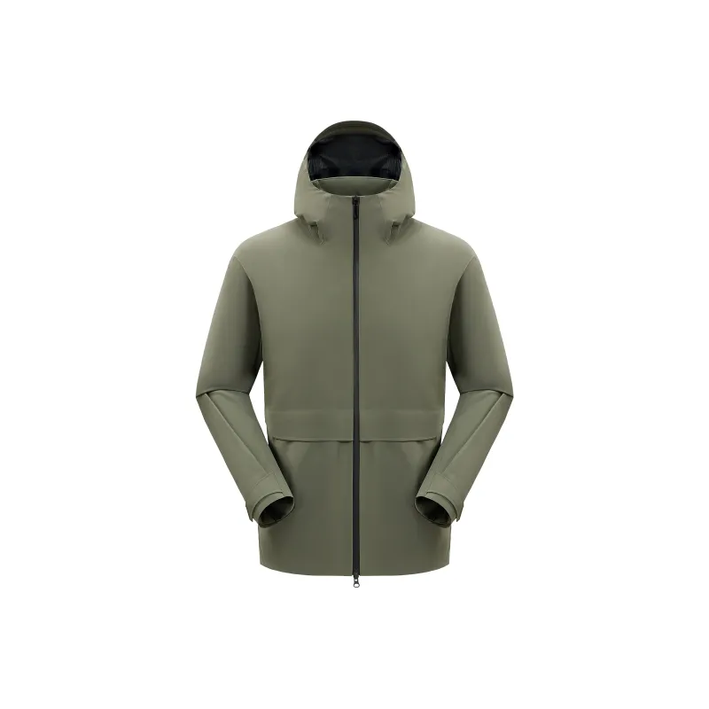 PELLIOT Classic 1.0 Water Resistant Windproof Breathable Wear Resistant Warm Windbreaker Jacket Men's-3
