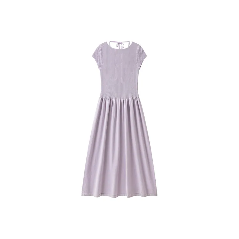 HTMEME Short Sleeved Dress Women's-1