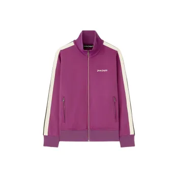 PALM ANGELS Logo Embroidered High Neck Jacket