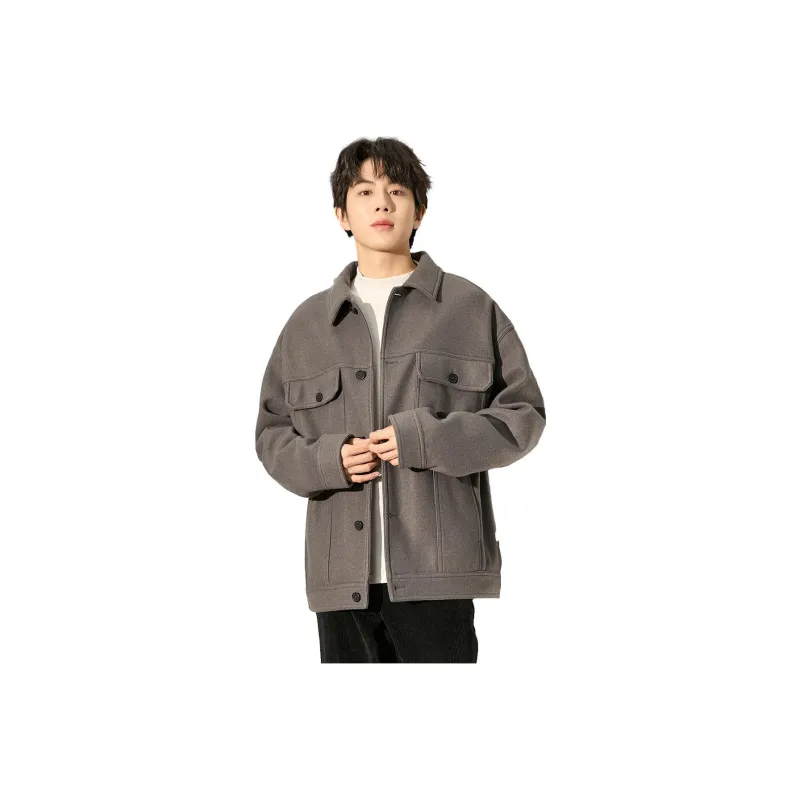 Tonlion Jackets Men Dark Gray-0