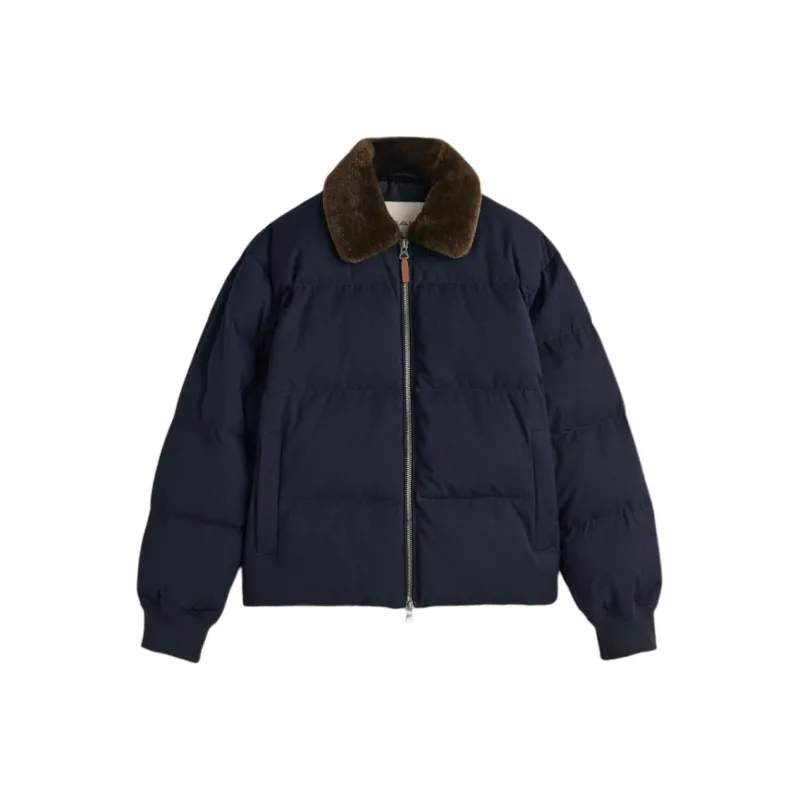 GANT Puffer Jacket Men's Marine Blue-0