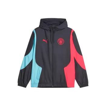 PUMA Anthem Manchester City Men's Prematch Anthem Jacket Men's Black