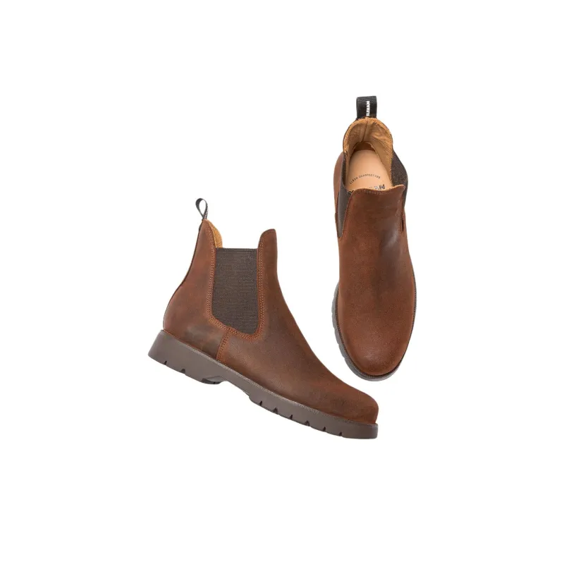 KLEMAN CLEON MANUFACTURE TONNANT EC Short Chelsea Boots 3cm Unisex Tan-3