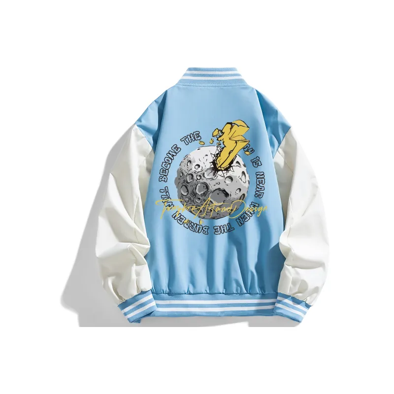 FONDLOOK Baseball Jacket Unisex-7