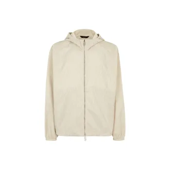 FENDI FF Logo Hooded Windbreaker