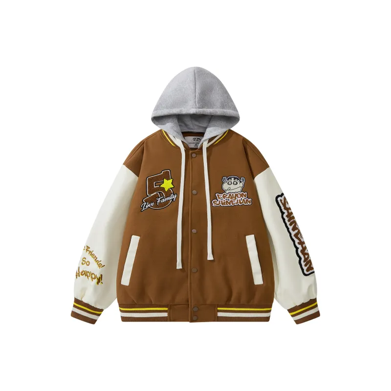Crayon Shinchan Baseball Jacket Coat Unisex-26