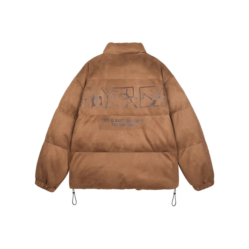 The Simpsons Puffer Jacket Unisex-24
