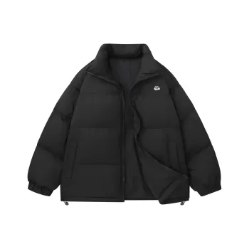 Crayon Shinchan Down Jacket Unisex Vibrant Black