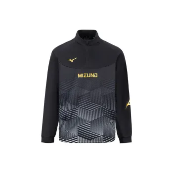 Mizuno Sweatshirt Unisex Black Gold