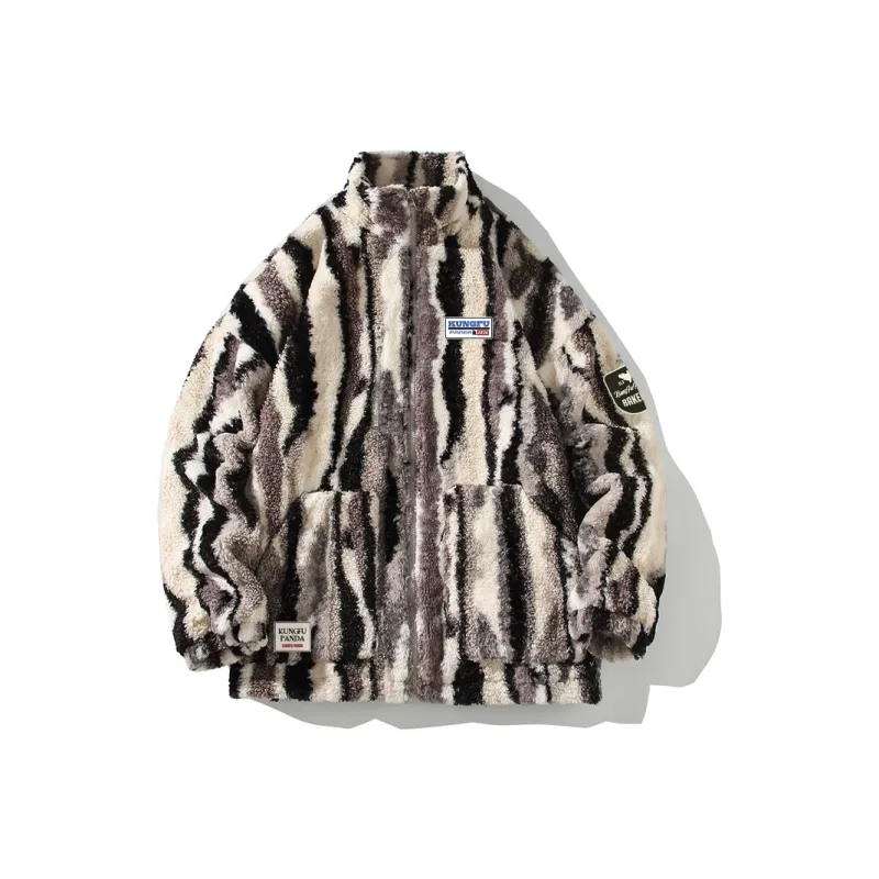 Kung Fu Panda Velvet feel Coat Unisex-0
