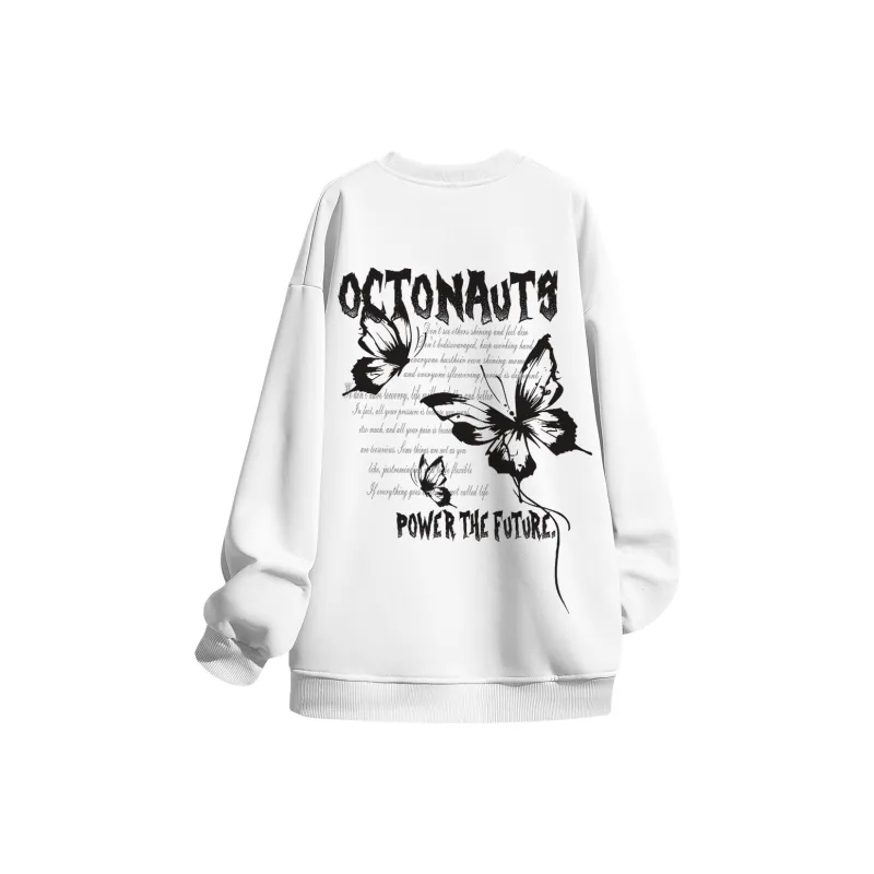 Small Columns Under The Sea Sweatshirt Unisex Light Gray-15