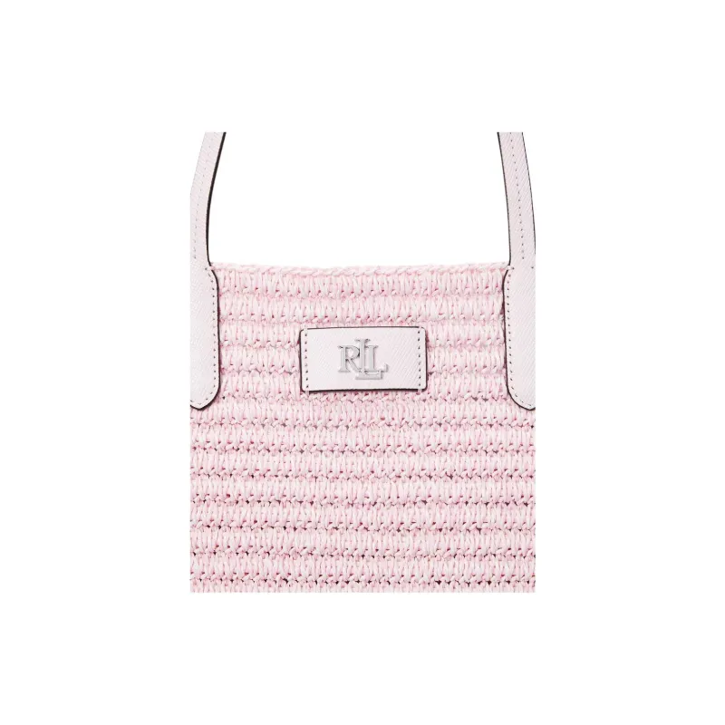 Ralph Lauren Cellulose Handbag, Shoulder Bag Large Size Women's Pink-3