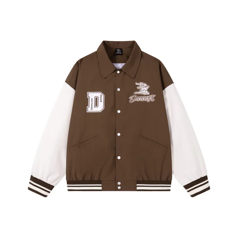 Dnnnn Baseball Jacket Coat Unisex-5