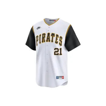 Nike x MLB Collaboration Roberto Clemente Pittsburgh Pirates Cooperstown Baseball Jacket Men's White