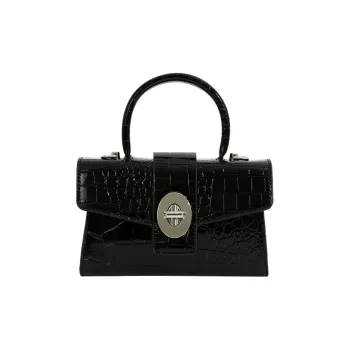 MARKANGARO PU Crossbody Bag, Handbag Women's Black/matcha Green