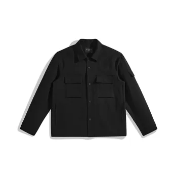 PEACEBIRD MEN Loose Fit Lapel Quaker Fashion Administrative Jacket Men's