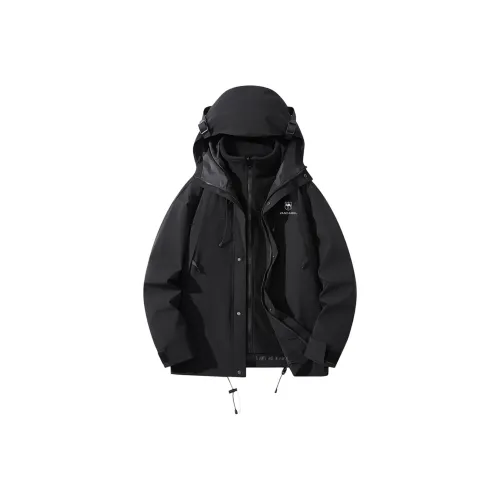 Jeep Waterproof And Windproof To Keep Warm Outdoor Windbreaker Coat Unisex