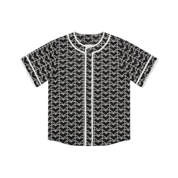 CLOT Heart print Short sleeved Shirt