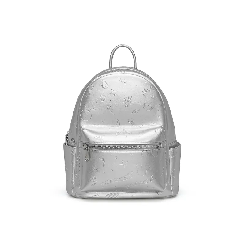 MESUCA Disney, Collaboration Disney Collection PU Backpack Regular Women's Ecru/Pink/Silver-15