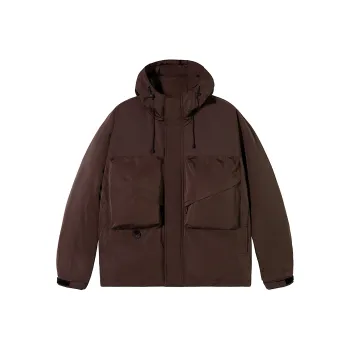 PSO Brand City Outdoor Collection Down Jacket Unisex Teak Brown