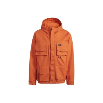 Adidas Adventure Multipocket Jacket Outdoor Casual Jackets & Coats Men's Orange
