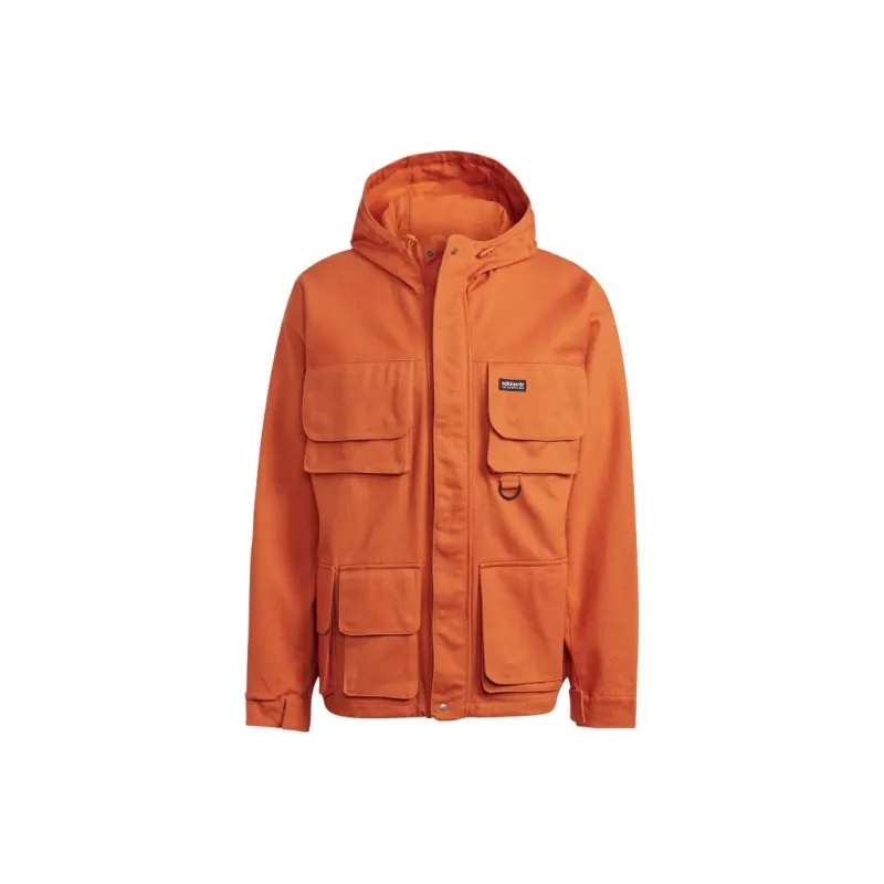 Adidas Adventure Multipocket Jacket Outdoor Casual Jackets & Coats Men's Orange-0