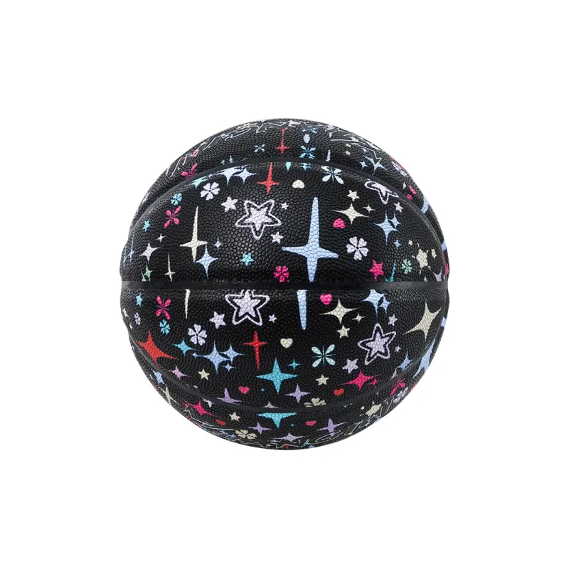 Kuangmi PU Basketball Black Multicolor Size 7 Street Unisex-4