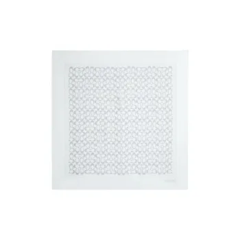 COACH Mulberry Silk, Silk Scarves Unisex Gray
