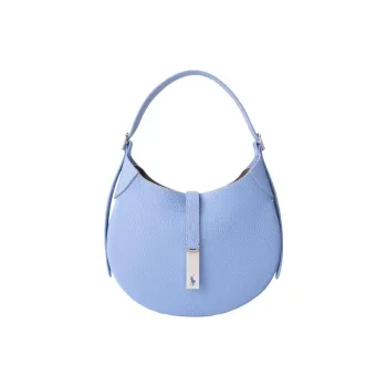 Ralph Lauren Polo ID Cow Leather Crossbody Bag, Shoulder Bag Small Size Women's