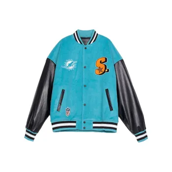NFL Baseball Jacket Unisex Blue