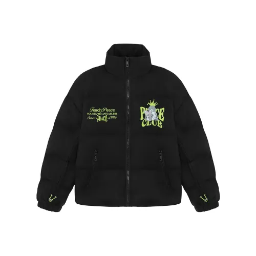 Teach Peace Puffer Jacket Unisex