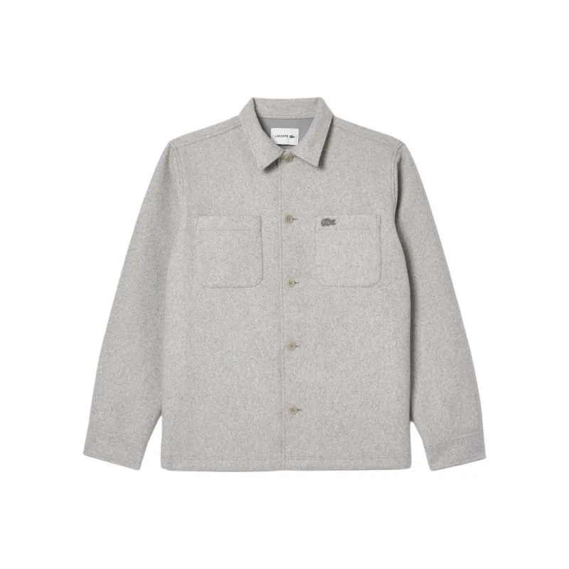 LACOSTE Flannel Shirt Jacket-0