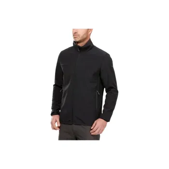 DECATHLON MT100 FORCLAZ WINDWARM Jackets & Coats Men's Black/Carbon Gray
