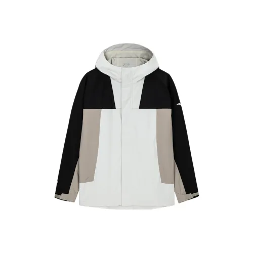 CHAOJIANTA Windproof Windbreaker Jacket Men's Fishbelly White