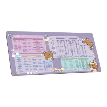LZL Rubber Washable, Soft, Comfortable, Multi Usage, Slip Resistant Mouse Pads
