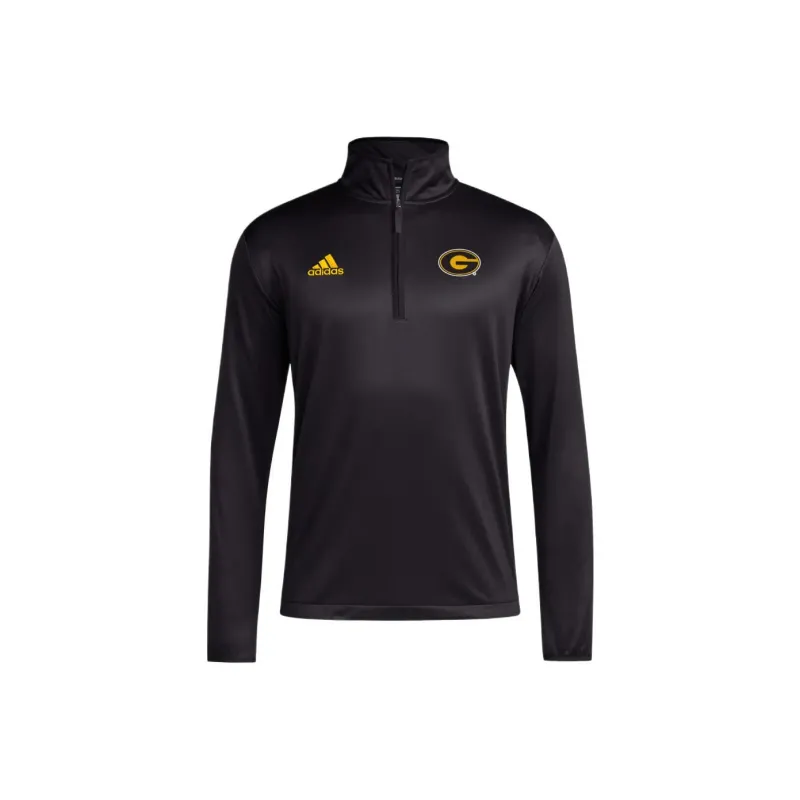 Adidas Free Shipping With AdiClub Grambling State Tigers Long Sleeve 1/4 Zip Knit Jacket-0