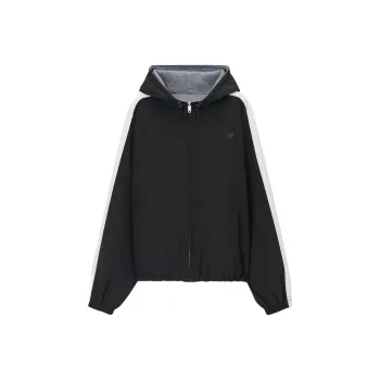 Alexander Wang Reversible Raglan Zip Hoodie