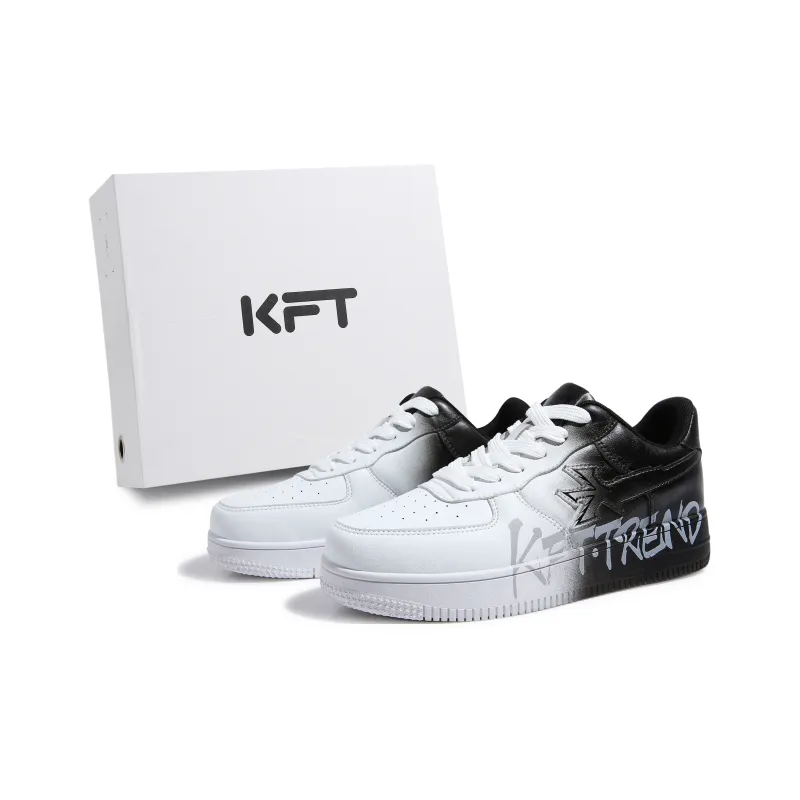 KFT Anti-Slip And Wear-Resistant Lightweight Height Increasing Low-Top Skateboard Shoes Unisex-14