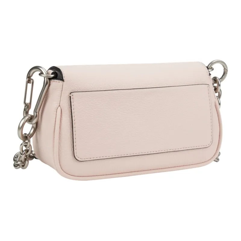 CALVIN KLEIN Blended Material Crossbody Bag Medium Size Women's Shell Pink-2