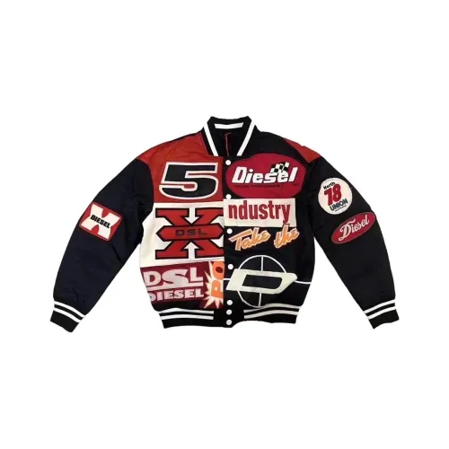 DIESEL Baseball Jacket Men's Black