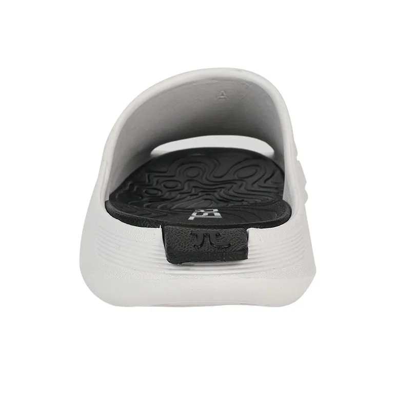 RSL Cut Out Quick Dry Slide Slippers Unisex White Black-3