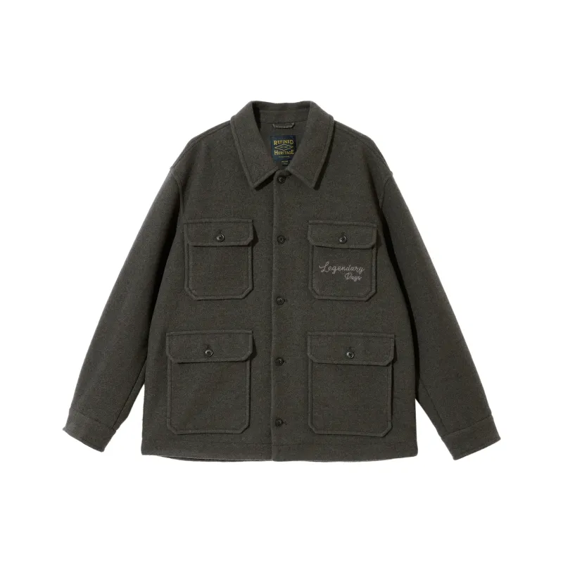JACK JONES· Coats Men's Army Green-0