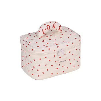 LETOO Polyester Makeup Bag Women's Red/Black